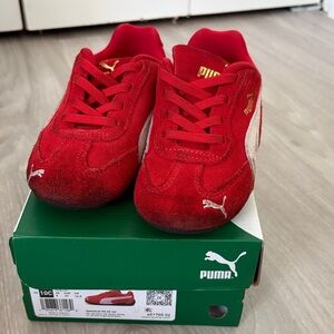 PUMA Kids Vibrant Red Sneakers